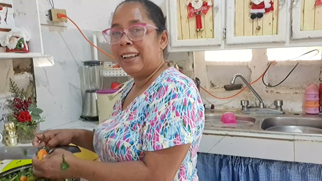 Preparacion de la cena del 31 de diciembre