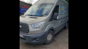 Transit DPF Cleaning in progress removing both ash and soot contaminants to as good as new condition