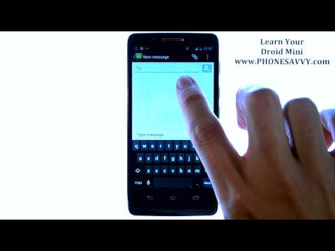 Motorola Droid Mini - How Do I Send a Text Message