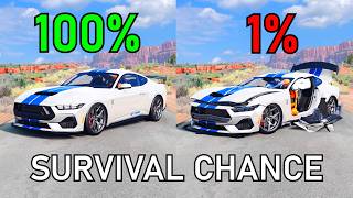 Best of Realistic Survival Chance Crashes #25 | BeamNG.drive
