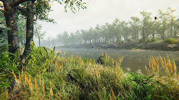 Speed Level Art - Meadow Lake Scene - Unity 2019