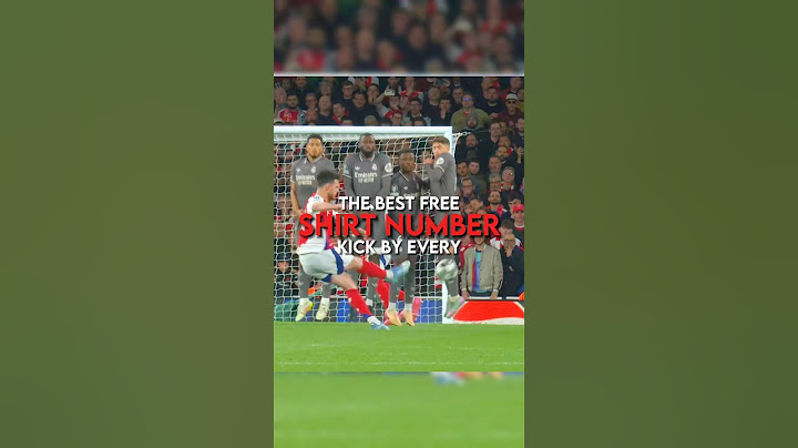 The best free kick by every shirt number | part 1