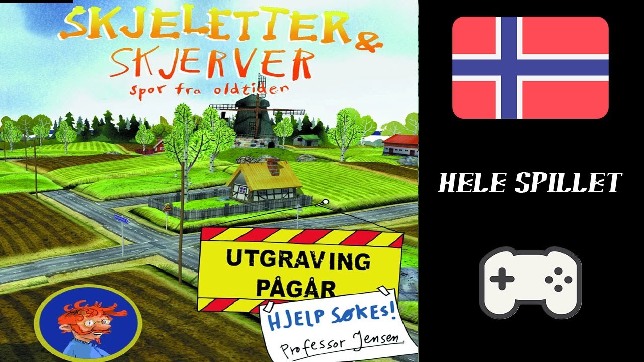 Skjeletter og skjerver (2001) - PC - Norsk tale