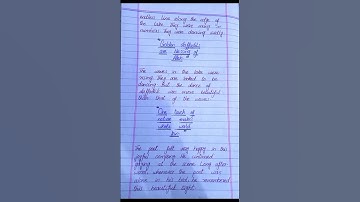 Summary Daffodils by William Wordsworth                        #9th #9thclass #summary #daffodils