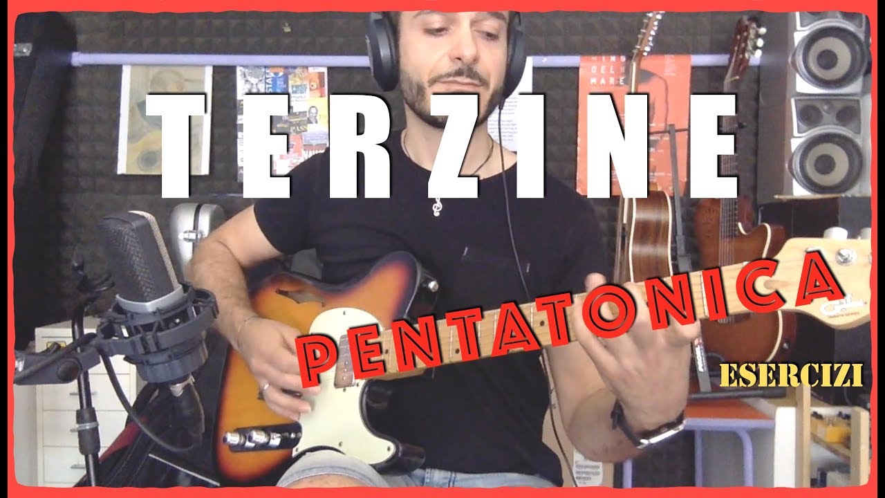 LEZIONI di CHITARRA: Terzine sulla PENTATONICA