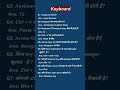 Keyboard से related Q/A सभी प्रतियोगी परीक्षाओं हेतु #short #computer #education
