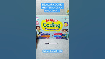 belajar coding menyenangkan hal.1 dari qudwahkids #bukucoding #hanabimba #shorts #codinganak