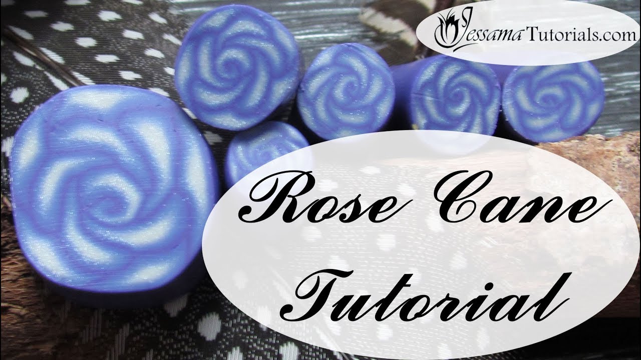 Simple Polymer Clay Cane Rose Cane Tutorial YouTube