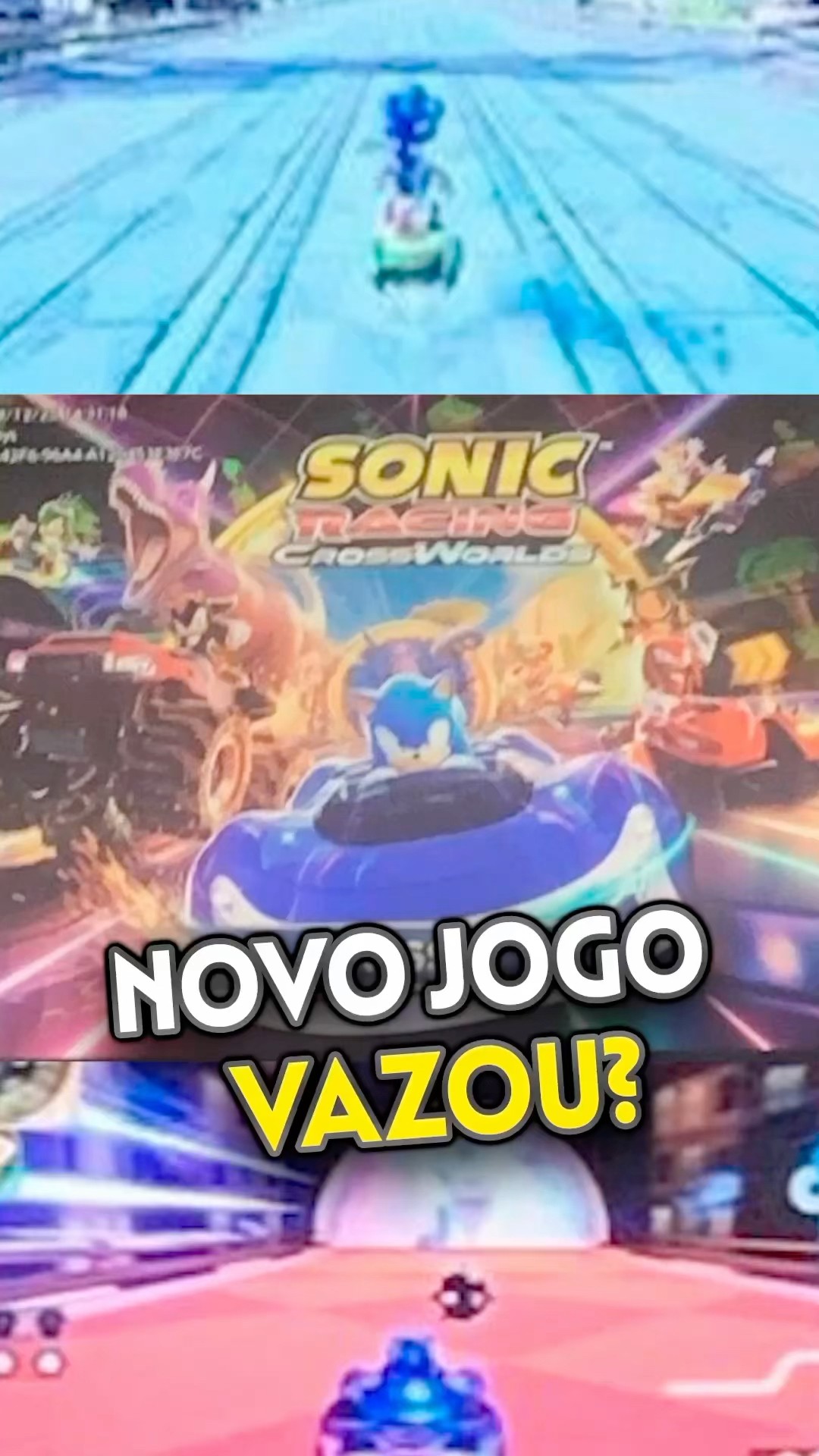 Sonic racing crossworlds - novo jogo do Sonic de corrida #sonic #sonicracingcrossworlds
