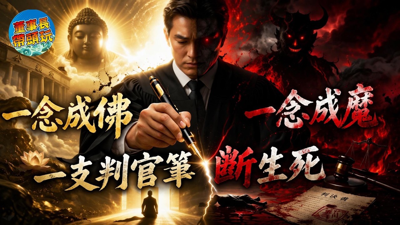 法官一念成佛，一念成魔。一支判官筆，可以讓人生，也可以讓人死。