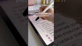 Handwriting font to make your digital planner look neat on your iPad👀 AllieMarieDigital on etsy🤍 screenshot 1