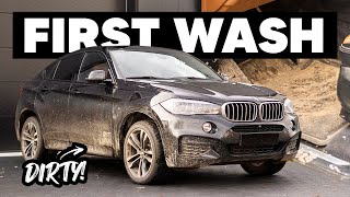BMW X6 First Wash In 1 Year - Deep Clean