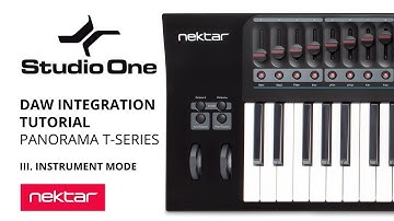 Nektar Panorama T-series and StudioOne DAW Integration - Tutorial: Instrument Mode (3/3)【日本語字幕】
