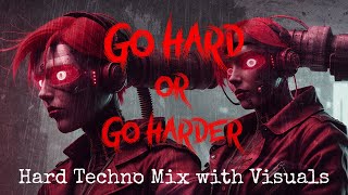 Hard Techno Rave Mix | 150 bpm + | October 2023 | Visuals
