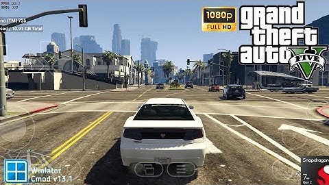 Winlator Cmod V13.1 - GTA V On Android Poco F5 (1920×1080p)