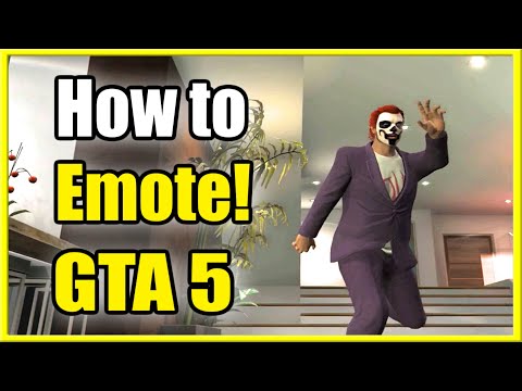 How to use EMOTES in GTA 5 Online & Change Actions (Best Tutorial!)
