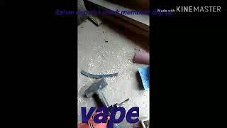 Cara membuat drip tip vape alat dan bahanya
