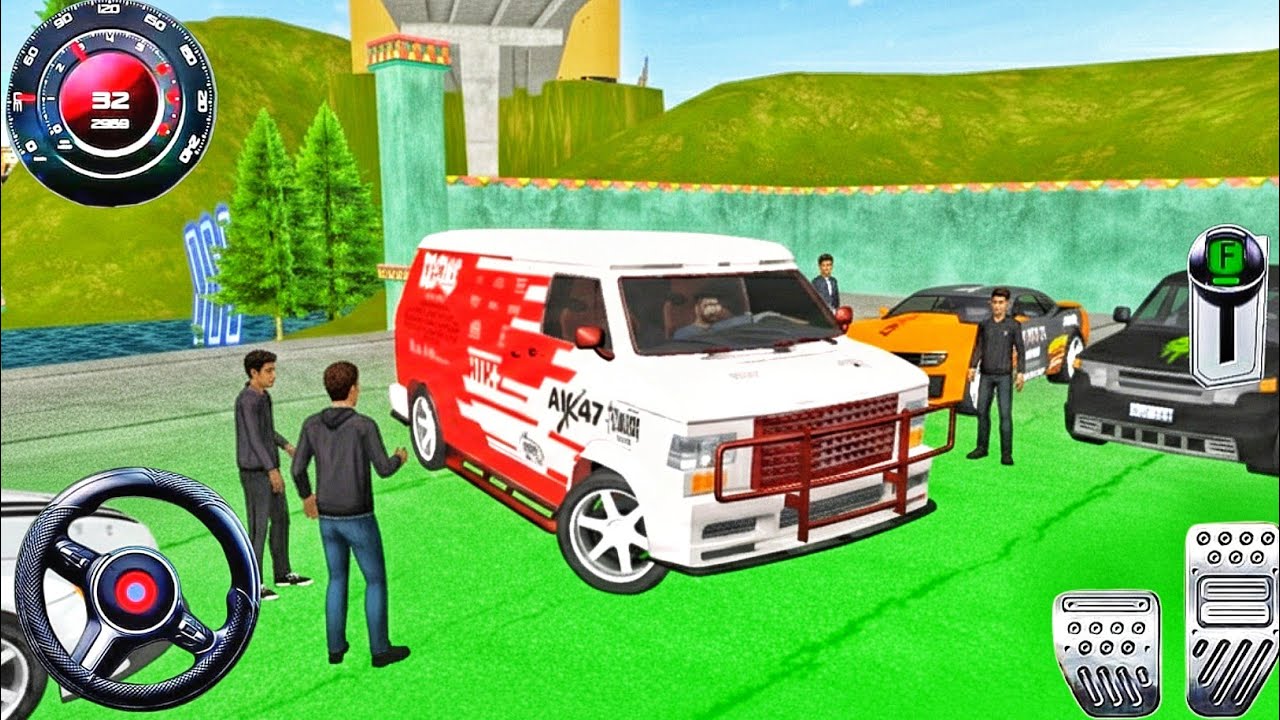 Real Mobile Minibus Simulator 2026 | New Offroad Van Driving Drive Games - Bus Game Android Gameplay