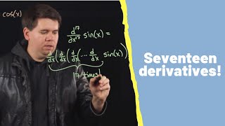Lit Calculus 27: The 17th derivative of sin(x)