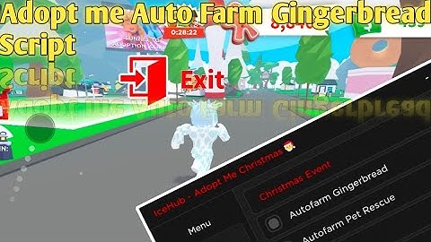 Adopt Me Auto Farm Gingerbread Script🍪 | Hydrogen - Fluxus - Delta - Arceus x - Codex Executor