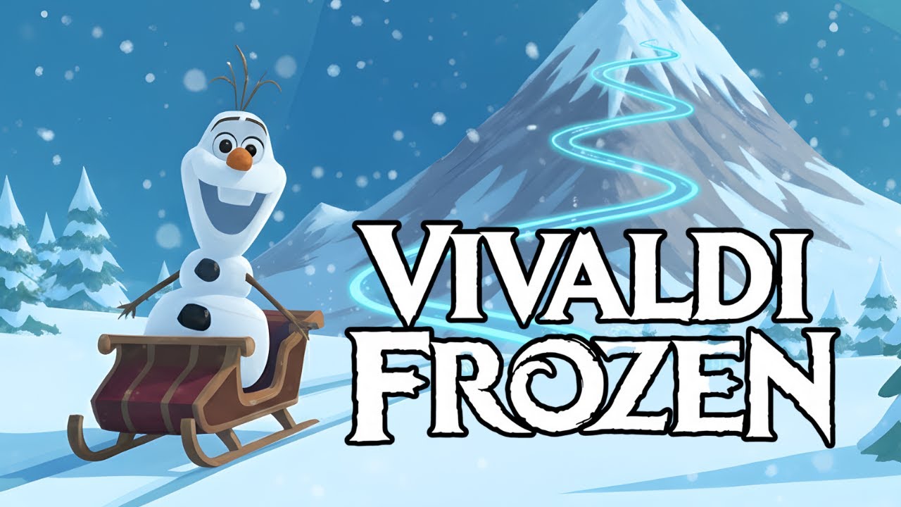 Musical Tracing Map - Vivaldi Winter ️ Relaxing - Frozen Olaf Edition ...