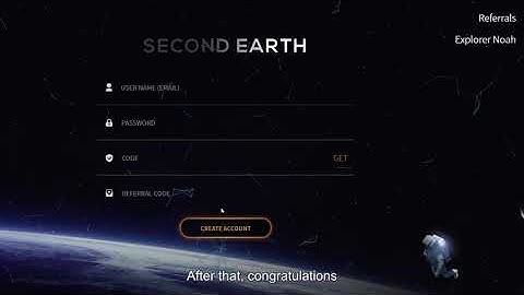 SET Website Registration, Referral System and Explorer Noah Application