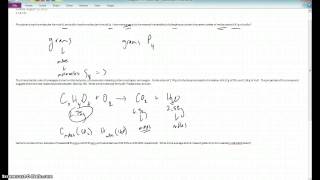 Chapter 3 - Stoichiometry Sample Problems