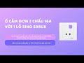 Ổ cắm đơn 2 chấu 16A với 1 lỗ SINO S98UX Mon, May 19, 6:07 PM nam 2025 N.N.B.Trân