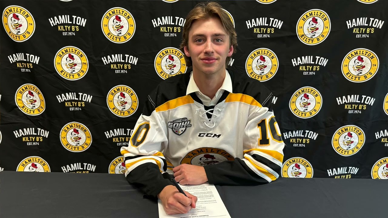 Brady Wassink will suit up for the Hamilton Kilty B's this season