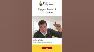 Biggest Fear of CX Leaders | Coffee Chat with FiveS Digital | Customer Experience | AI-ML