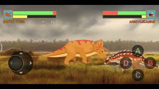 triceratops vs ankylosaurus part:-005