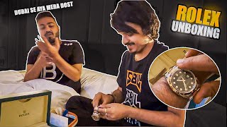 UNBOXING MY RS 10,00,000 ROLEX WATCH || MAMBA BROUGHT GIFTS FROM DUBAI || KHARCHA VLOG XD