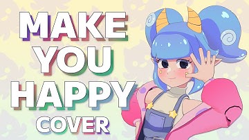 【MMD】 Make You Happy - NiziU (Vocal Cover)