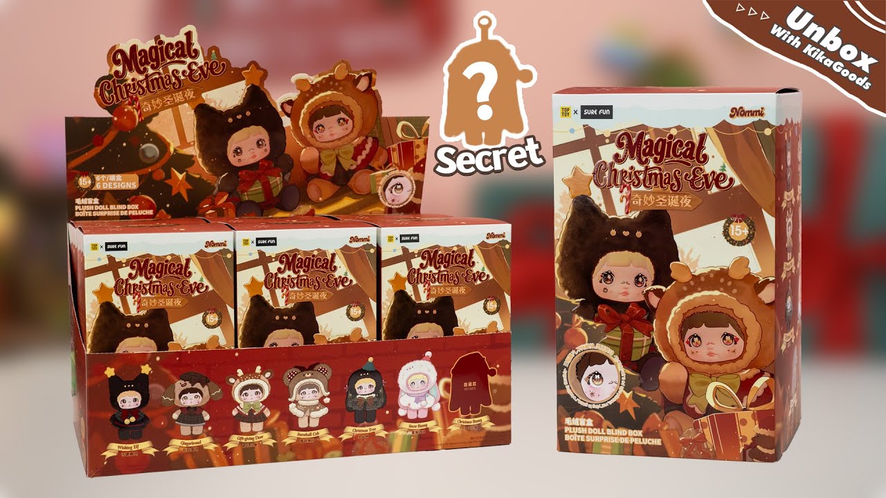 Unboxing Nommi Magical Christmas Eve Series Plush Blind Box