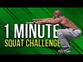 Calisthenics Kingz  1 MINUTE SQUAT CHALLENGE