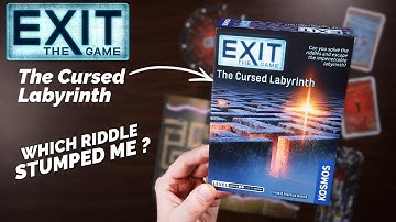 Think OUTSIDE the box (literally) The Cursed Labyrinth | Playthrough | Exit The game