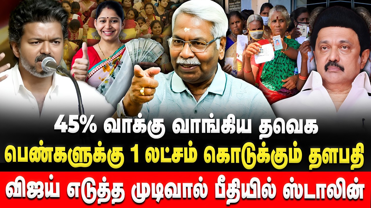 பெண்களுக்கு 1 லட்சம் கொடுக்கும் தளபதி | CK Mathivanan | Vijay | TVK | MK Stalin | Retro Voice