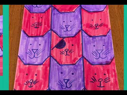 Whatcom Museum Cat Tessellation Activity