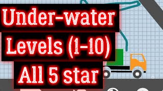 Brain it on the truck Under water Level 1-10 5 star level 2 3 4 5 6 7 8 9 walkthrough