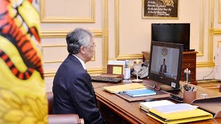 Al-Sultan Abdullah bermesyuarat dengan PM Muhyiddin Yassin melalui sidang video