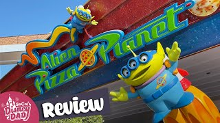 UNDERRATED Disneyland Dining? | Alien Pizza Planet Review | Disneyland 2021