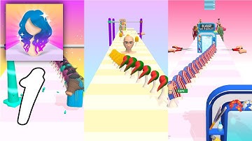 Wig Maker Gameplay Walkthrough #1 (Android, IOS)