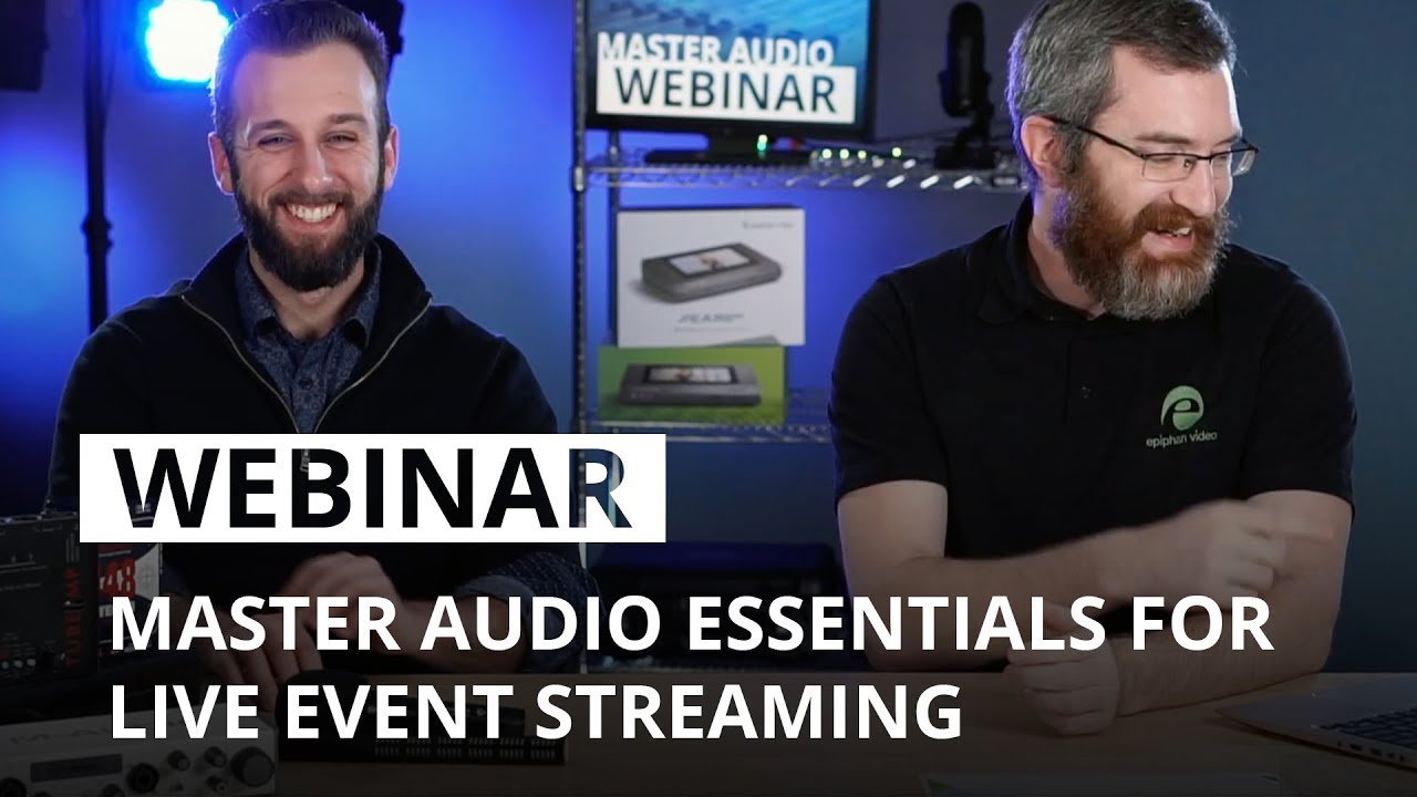 Master audio essentials for live event streaming - YouTube