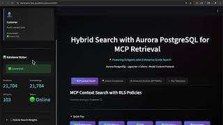 DAT409 | Implement hybrid search with Aurora PostgreSQL for MCP retrieval | AWS re:Invent 2025