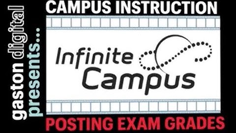 Infinite Campus: Posting Exam Grades