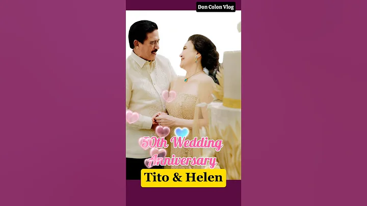 Tito Sotto & Helen Gamboa Wedding anniversary #shortsviral #filipinoactress #trending #tvj