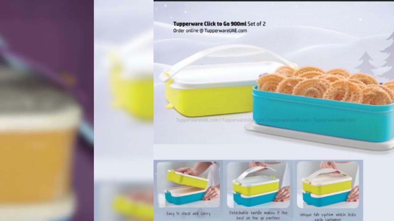 Tupperware Click To Go With Handle