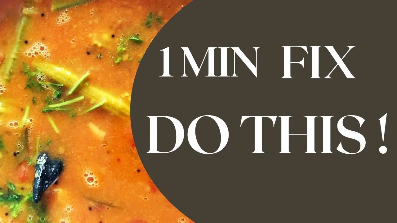 How To Reduce Spiciness In Sambar Using Dal Tomato YouTube how-to-reduce-spiciness-in-sambar-using-dal-tomato-youtube