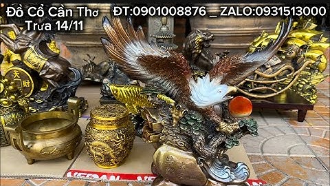 Đại bàng bằng đồng _ Ngựa đồng _ Quản gia ngồi ghế mây #đồcổcầnthơ #đồcổ 