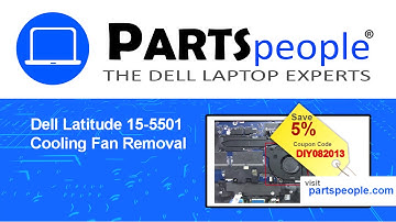 Dell Latitude 15-5501 (P80F003) Cooling Fan How-To Video Tutorial